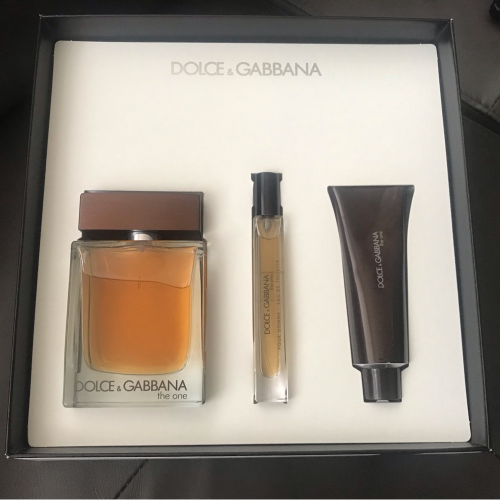 Dolce & Gabbana The One Perfume Trio in Brown and Gold